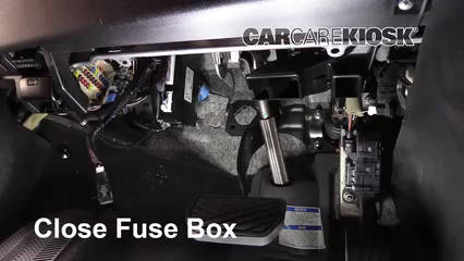 Interior Fuse Box Location: 2010-2013 Suzuki Kizashi - 2013 Suzuki